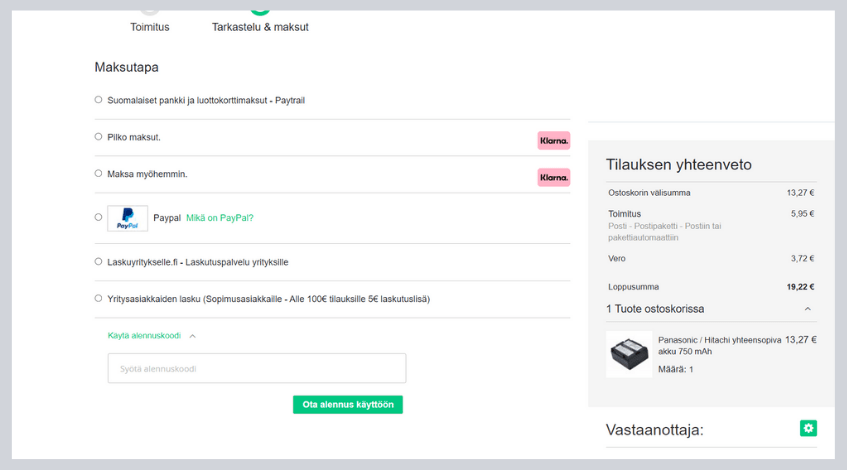 10% Akkukauppa ???????????? & Tarjoukset (Huhtikuu 2023)